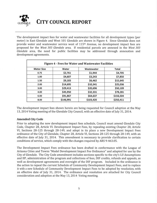 GLENDALE_Final Adopted Fee_5.13.2014_Page_2